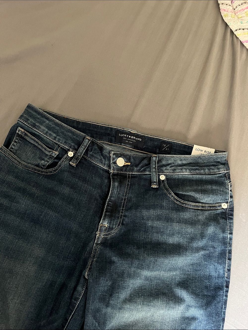 Lucky Brand Women's Low-Rise Dark Wash Jeans